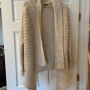 Express cardigan sweater chunky off white EUC